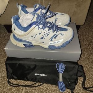 ** ALREADY SOLD ** Balenciaga Track Sneakers blue and white size 42